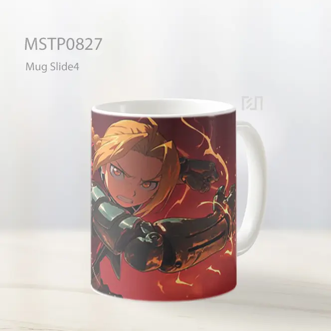 Edward Elric Lengan Automail Mug MSTP0827