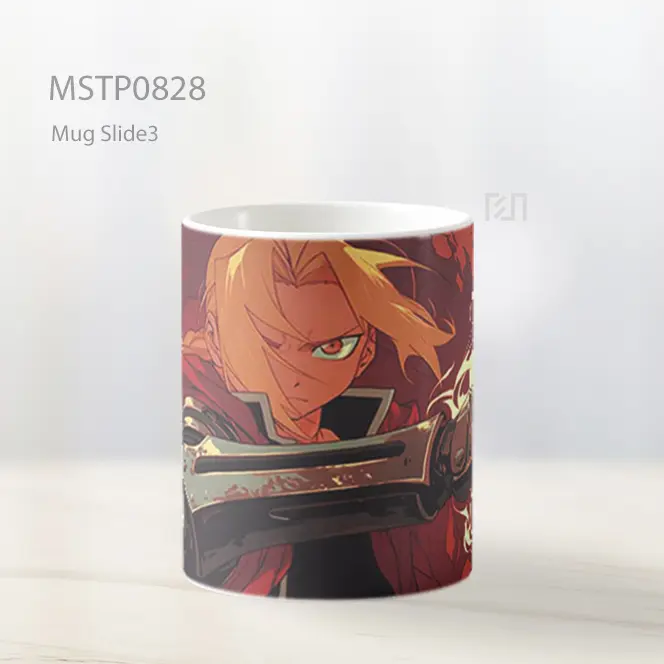 Edward Elric Tekad Api Mug MSTP0828 - All-side / Desain