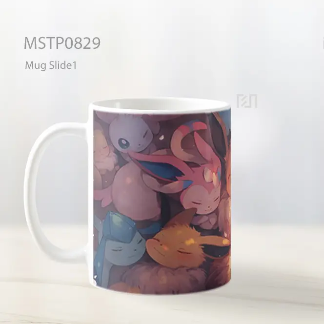 Eevee And Evolusi Tidur Mimpi Mug MSTP0829 - All-side / Desain