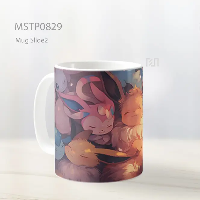Eevee And Evolusi Tidur Mimpi Mug MSTP0829 - All-side / Desain