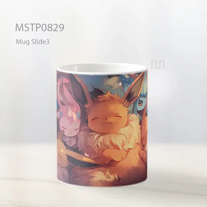 Eevee And Evolusi Tidur Mimpi Mug MSTP0829 - All-side / Desain
