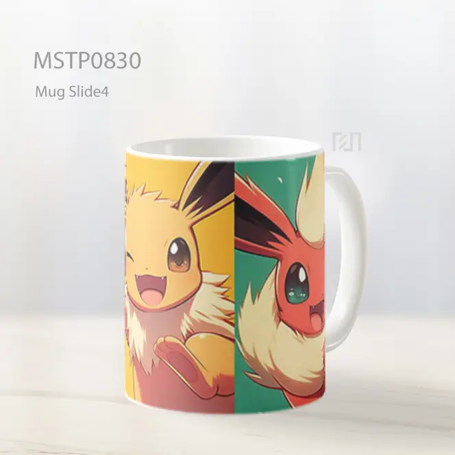 Eevee Dan Evolusi Bahagia Mug MSTP0830