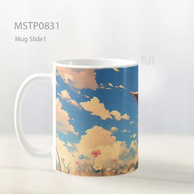 Eevee Di Ladang Musim Semi Mug MSTP0831 - All-side / Desain