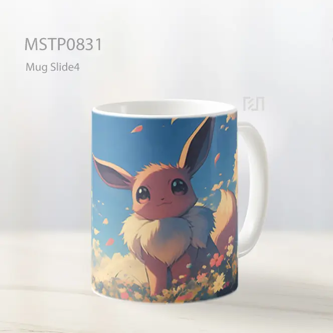 Eevee Di Ladang Musim Semi Mug MSTP0831