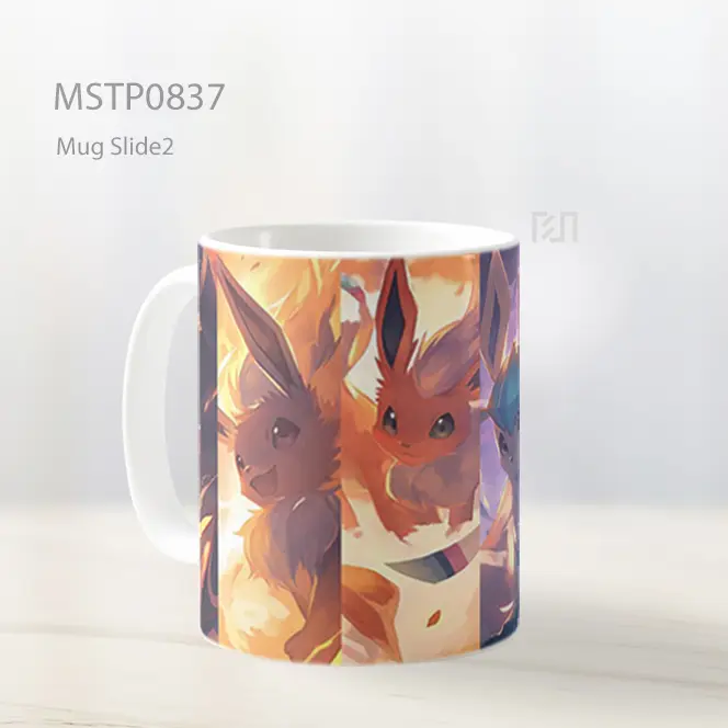 Eevee Pokemon Mug MSTP0837 - All-side / Desain