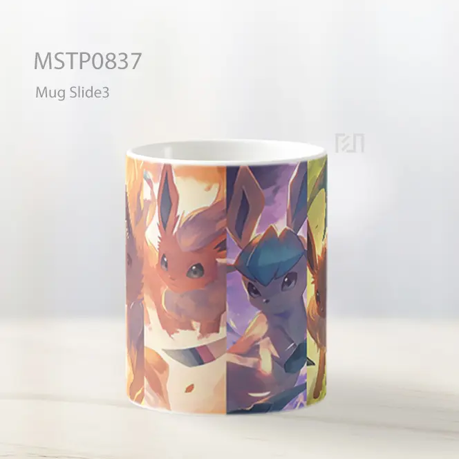 Eevee Pokemon Mug MSTP0837 - All-side / Desain