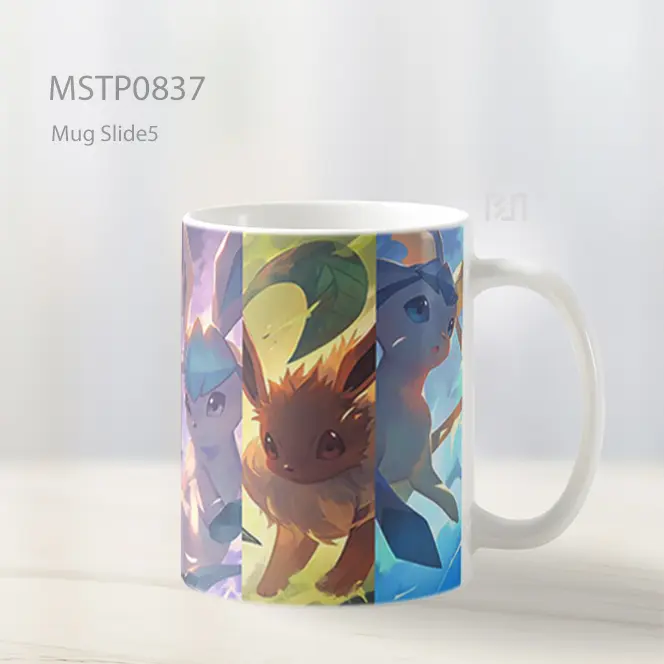 Eevee Pokemon Mug MSTP0837 - All-side / Desain