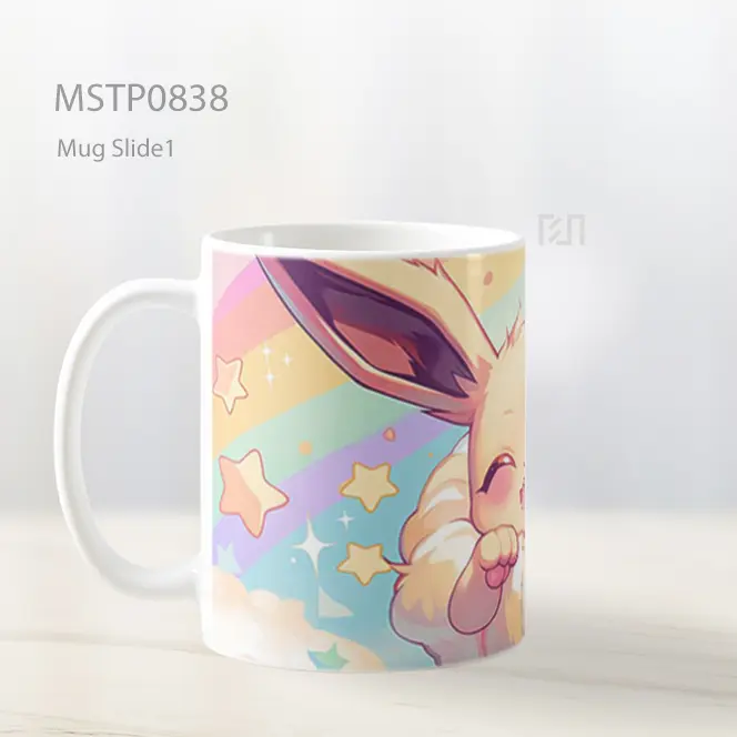 Eevee Pokemon Mug MSTP0838 - All-side / Desain