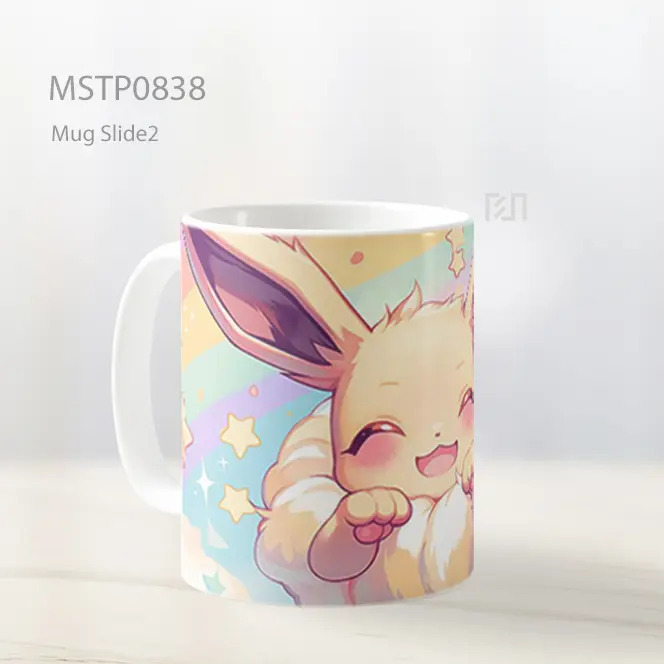 Eevee Pokemon Mug MSTP0838 - All-side / Desain