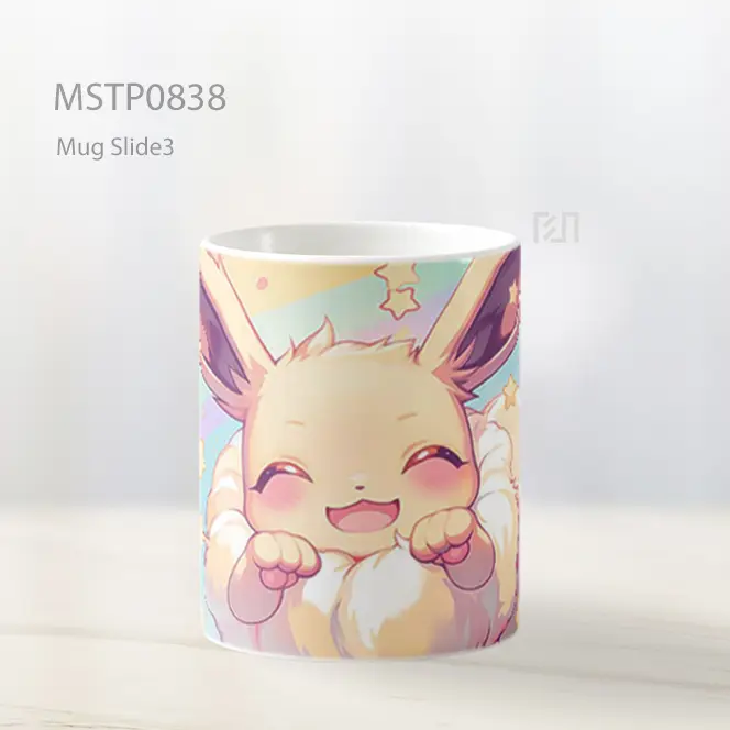 Eevee Pokemon Mug MSTP0838 - All-side / Desain