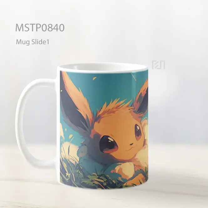Eevee Pokemon Mug MSTP0840 - All-side / Desain