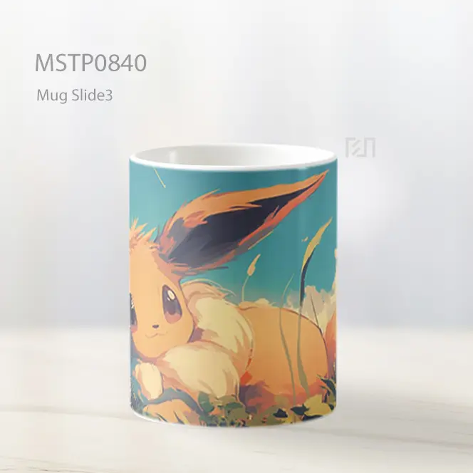 Eevee Pokemon Mug MSTP0840 - All-side / Desain