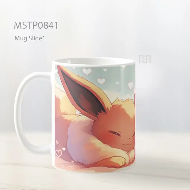 Eevee Pokemon Mug MSTP0841 - All-side / Desain