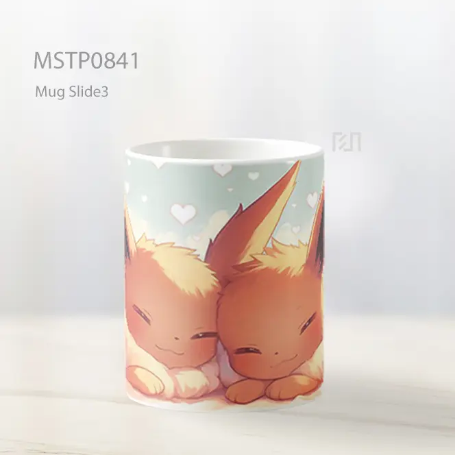 Eevee Pokemon Mug MSTP0841 - All-side / Desain