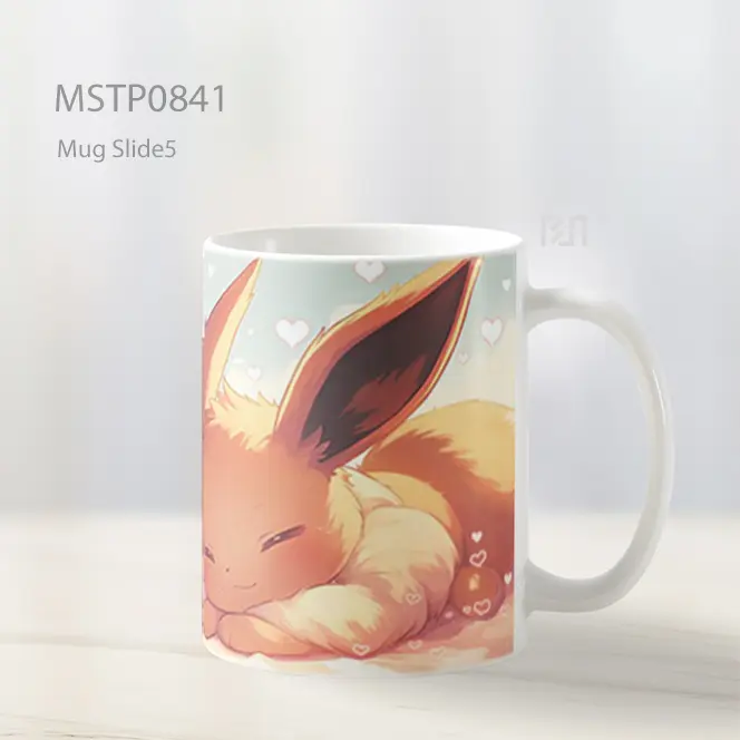 Eevee Pokemon Mug MSTP0841 - All-side / Desain