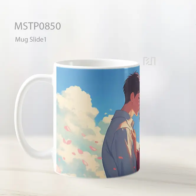 Eren And Mikasa Ackerman Cinta Valentines Mug MSTP0850 - All-side / Desain