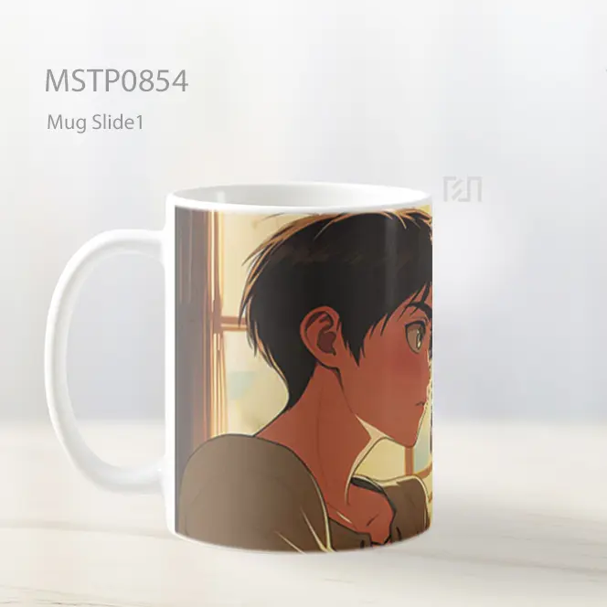 Eren And Mikasa Romantis Aot Valentines Mug MSTP0854 - All-side / Desain