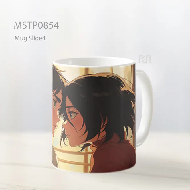 Eren And Mikasa Romantis Aot Valentines Mug MSTP0854