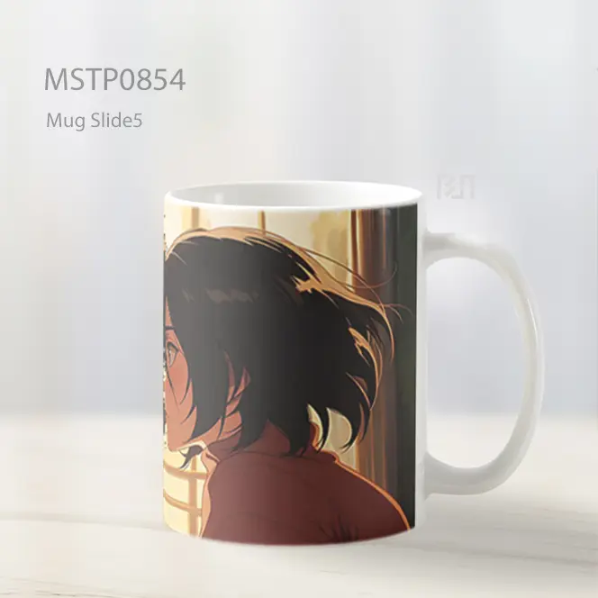 Eren And Mikasa Romantis Aot Valentines Mug MSTP0854 - All-side / Desain