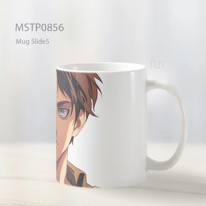 Eren Attack On Titan Tekad Mug MSTP0856 - All-side / Desain