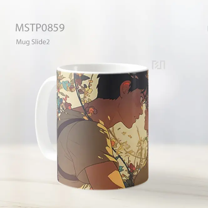 Eren Dan Mikasa Taman Romantis Mug MSTP0859 - All-side / Desain