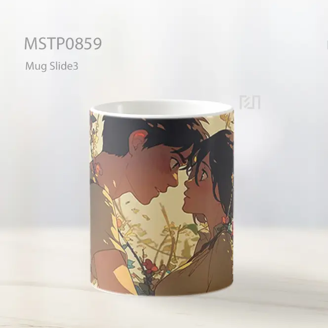 Eren Dan Mikasa Taman Romantis Mug MSTP0859 - All-side / Desain