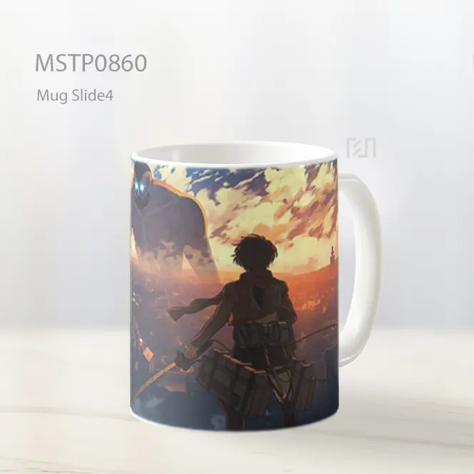 Eren Dan Titan Kolosal Senja Mug MSTP0860