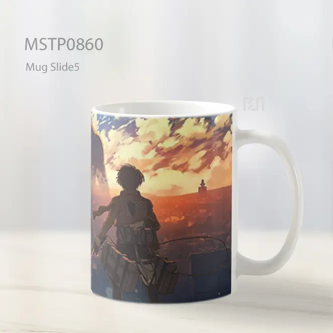 Eren Dan Titan Kolosal Senja Mug MSTP0860 - All-side / Desain