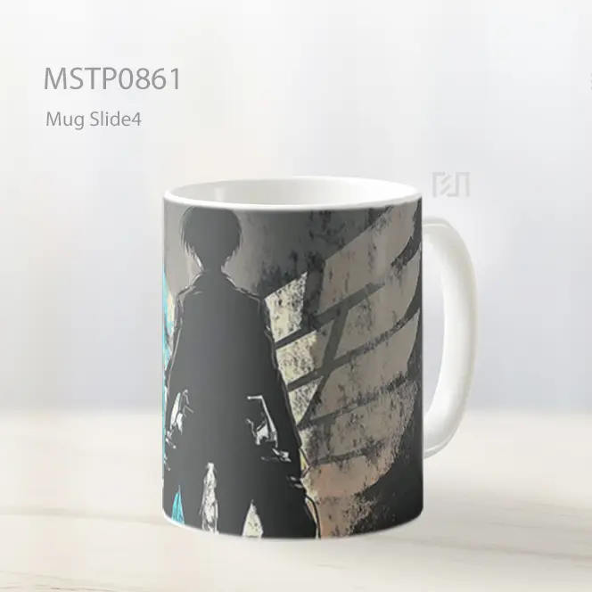 Mug Keramik Premium SNI - Eren Di Depan Sayap Kebebasan Mug MSTP0861