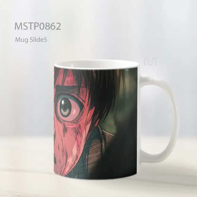 Eren Ekspresi Terkejut Mug MSTP0862 - All-side / Desain