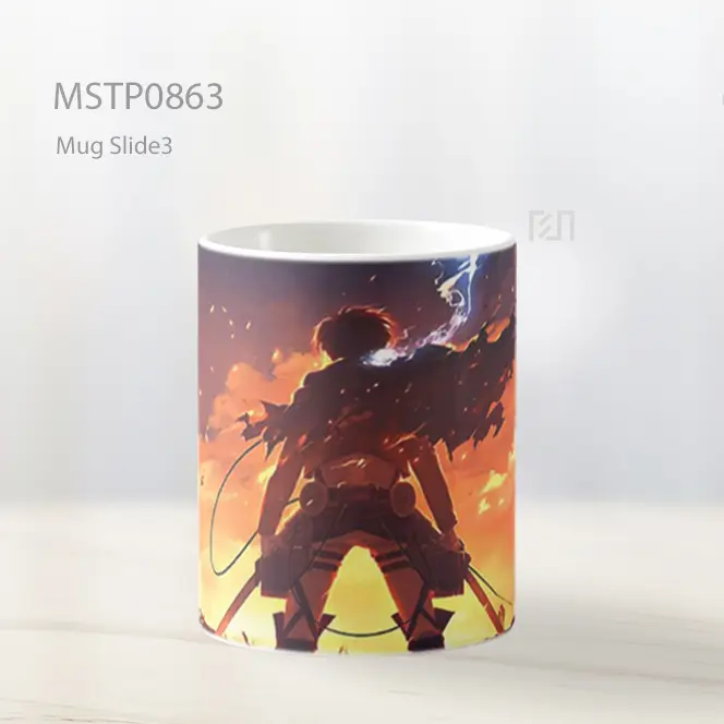 Eren Jaeger Attack On Titan Epic Scene Mug MSTP0863 - All-side / Desain