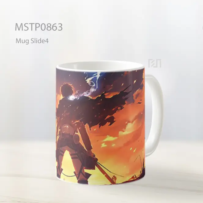 Eren Jaeger Attack On Titan Epic Scene Mug MSTP0863