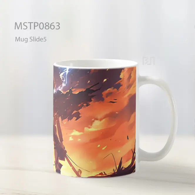 Eren Jaeger Attack On Titan Epic Scene Mug MSTP0863 - All-side / Desain