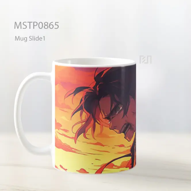 Eren Jaeger Attack On Titan Sasageyo Mug MSTP0865 - All-side / Desain