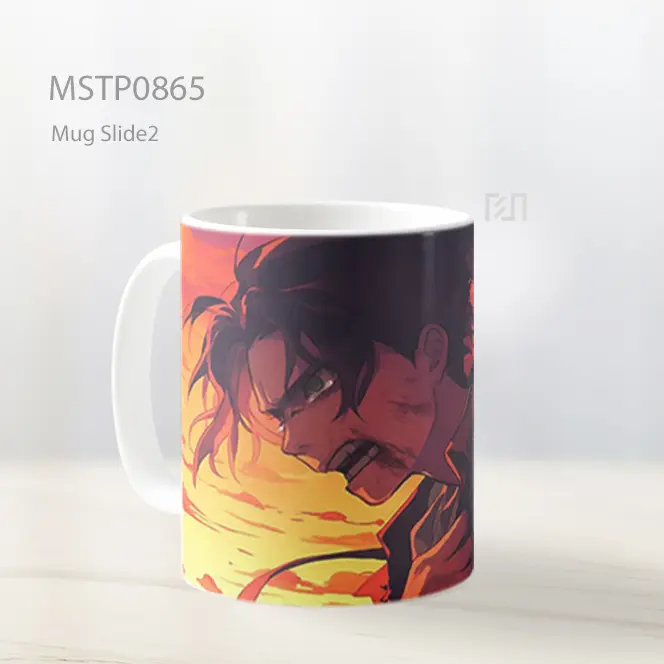 Eren Jaeger Attack On Titan Sasageyo Mug MSTP0865 - All-side / Desain