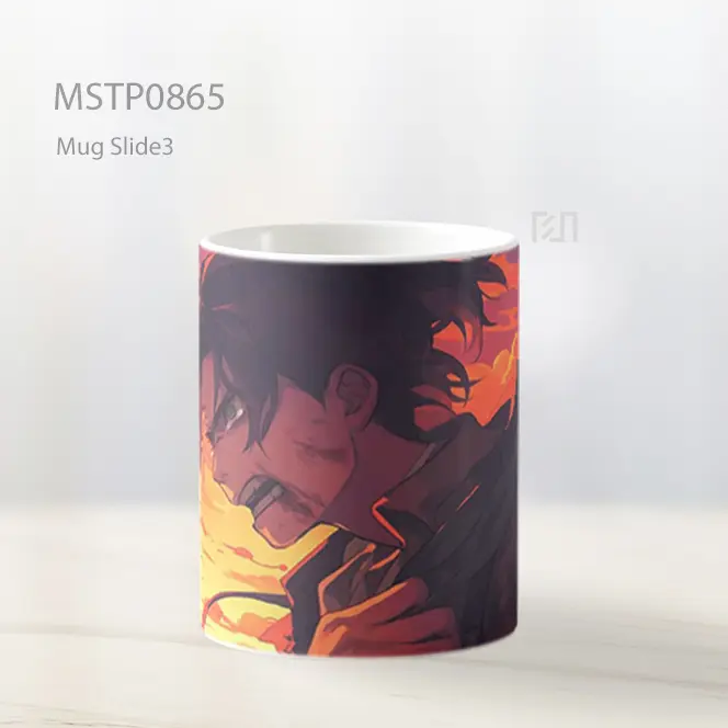 Eren Jaeger Attack On Titan Sasageyo Mug MSTP0865 - All-side / Desain