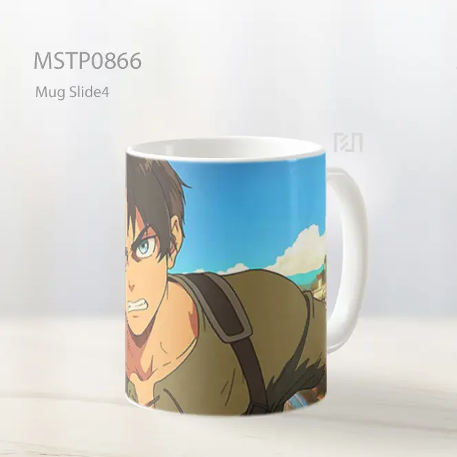 Eren Jaeger Ekspresi Ganas Mug MSTP0866