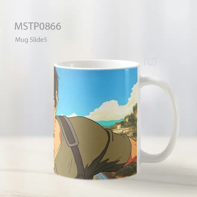 Eren Jaeger Ekspresi Ganas Mug MSTP0866 - All-side / Desain