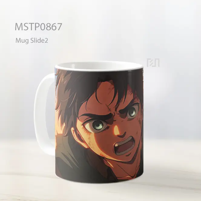 Eren Jaeger Gaya Seni Mug MSTP0867 - All-side / Desain
