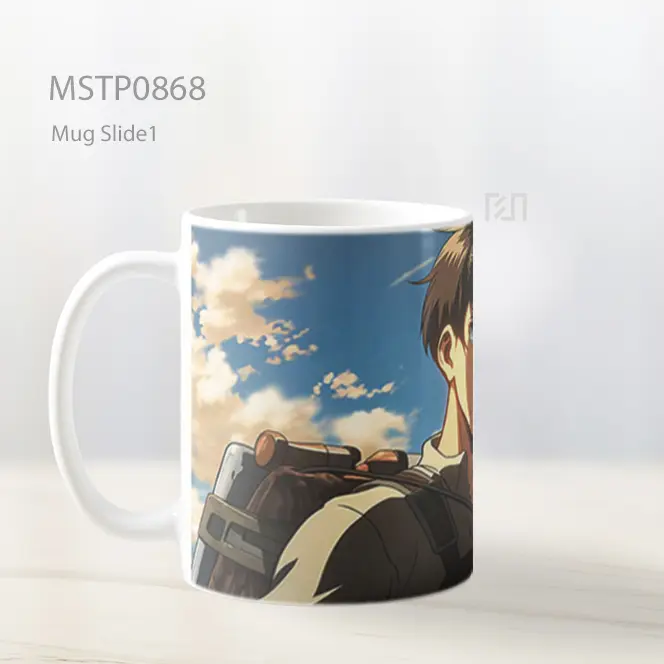 Eren Jaeger Gaya Seni Mug MSTP0868 - All-side / Desain