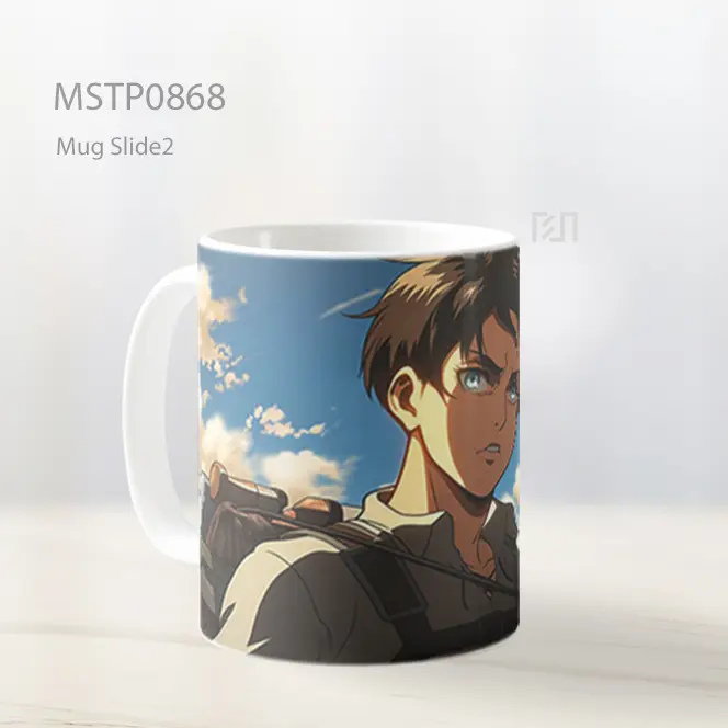 Eren Jaeger Gaya Seni Mug MSTP0868 - All-side / Desain