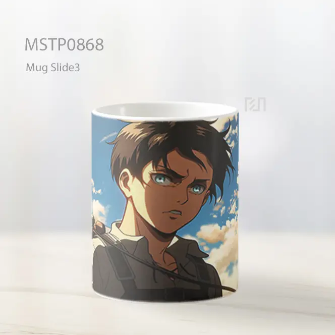 Eren Jaeger Gaya Seni Mug MSTP0868 - All-side / Desain