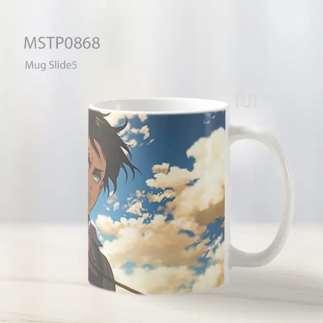 Eren Jaeger Gaya Seni Mug MSTP0868 - All-side / Desain