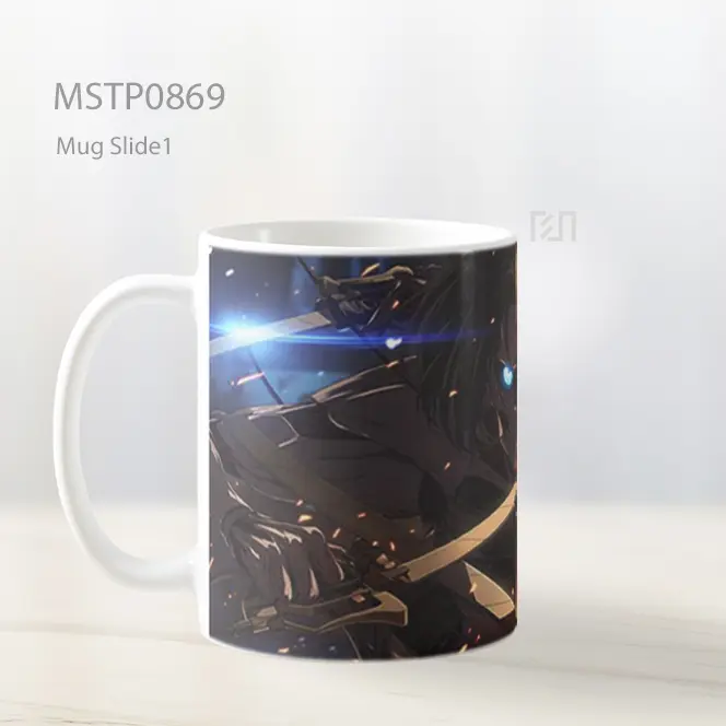 Eren Jaeger Titan Attack On Titan Split Face Mug MSTP0869 - All-side / Desain