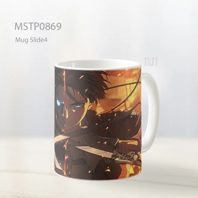 Eren Jaeger Titan Attack On Titan Split Face Mug MSTP0869