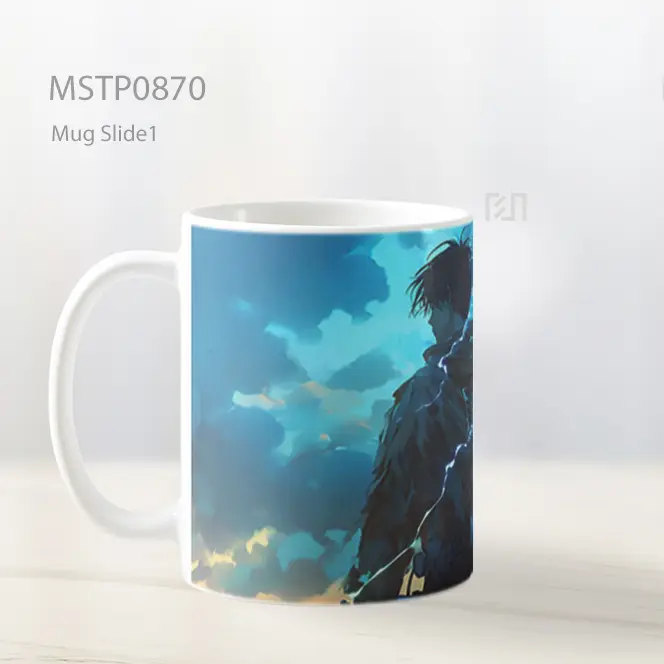 Eren Lightning Heroic Cloak Mug MSTP0870 - All-side / Desain