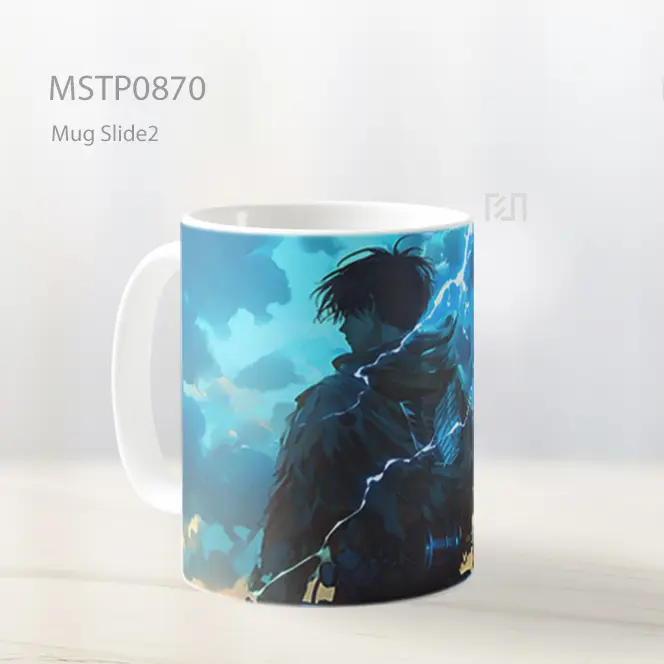 Eren Lightning Heroic Cloak Mug MSTP0870 - All-side / Desain