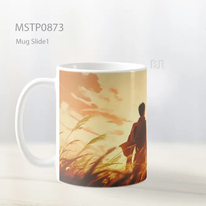 Eren Mikasa Senja Di Padang Mug MSTP0873 - All-side / Desain