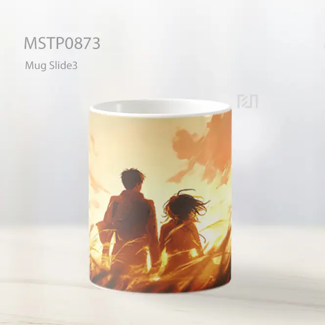 Eren Mikasa Senja Di Padang Mug MSTP0873 - All-side / Desain