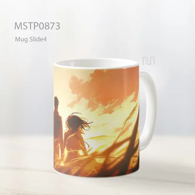 Eren Mikasa Senja Di Padang Mug MSTP0873